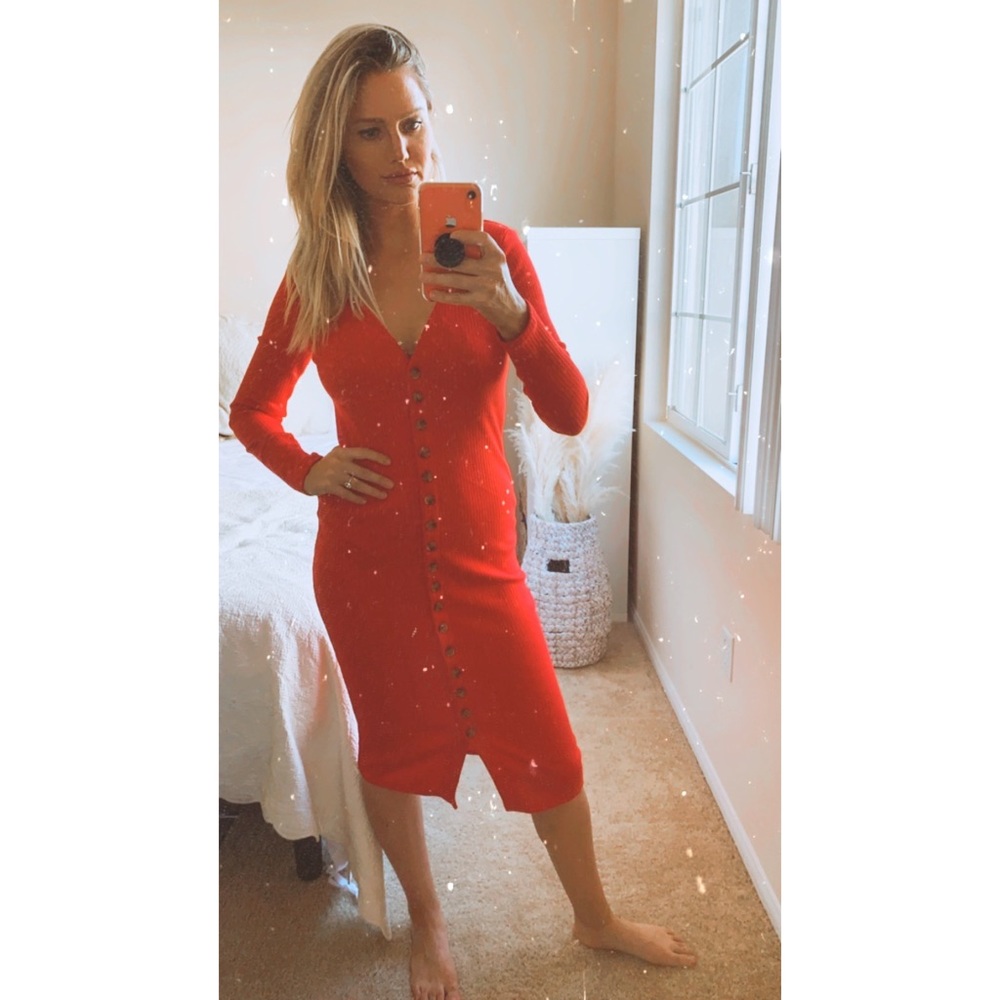 Red dress